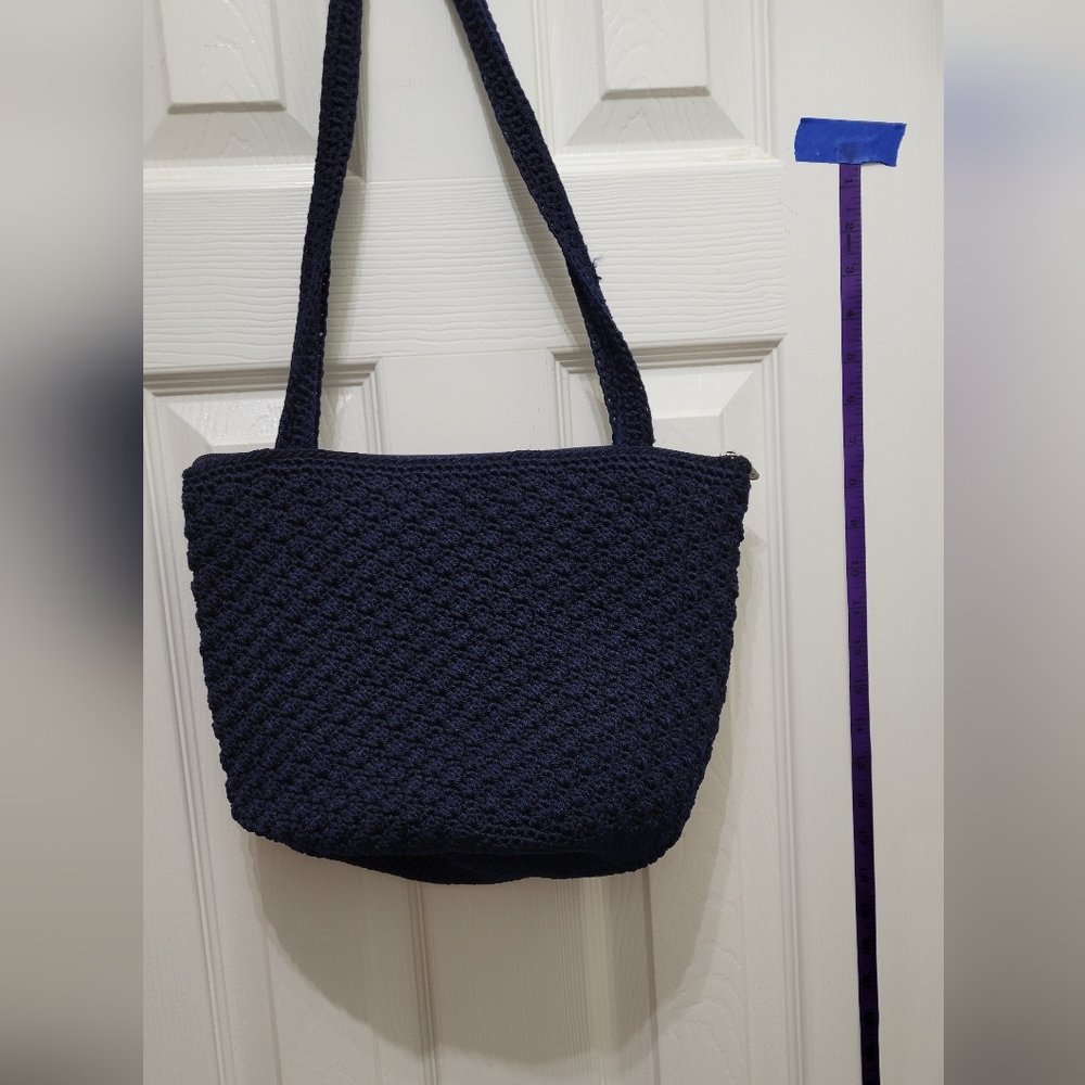 The Sak Navy Crochet Shoulder Bag - Picture 4 of 9